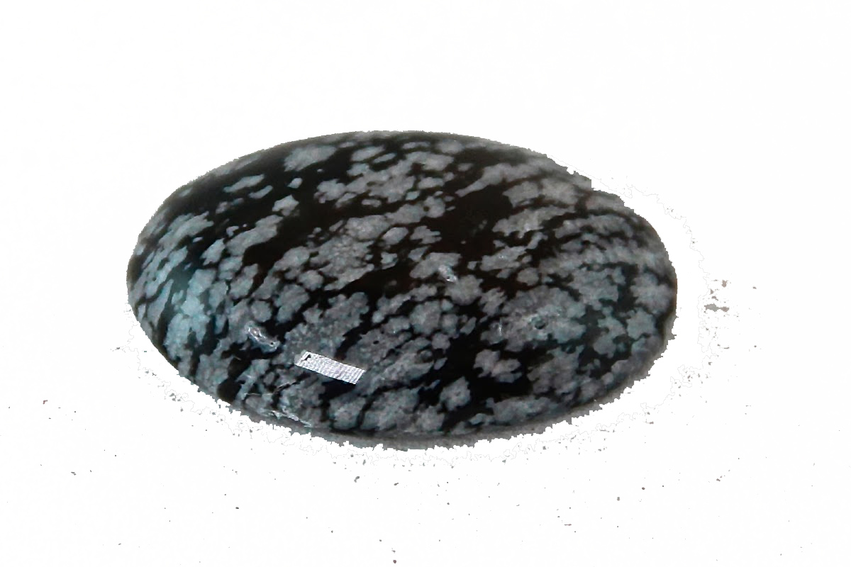 Obsidiana flocos de neve byron semijoias